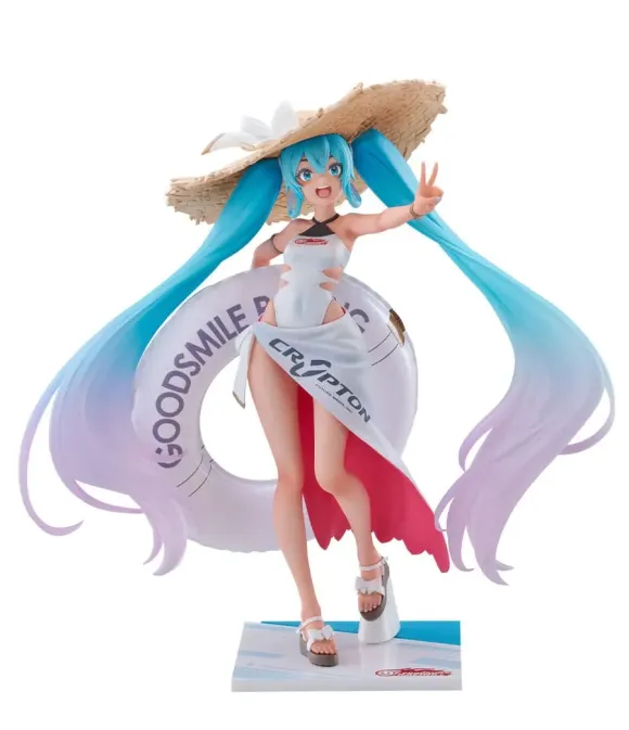 Hatsune Miku GT Project Tenitol PVC Statue Racing Miku 2024: Tropical Ver. 21 cm   