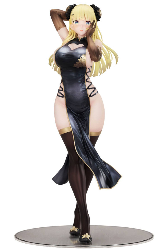 Original Character Statue 1/7 China Girl Black Ver. Illustrated by Oekakizuki 20 cm
