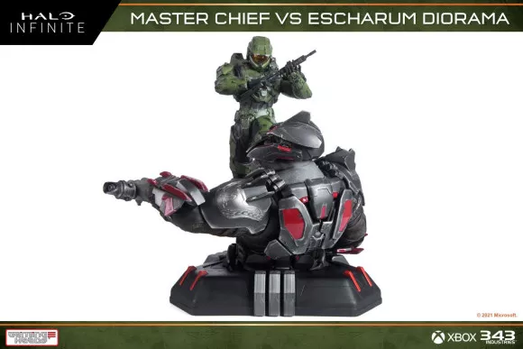 Halo Infinite Master Chief vs. Escharum Statue 31 cm