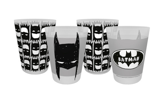 Batman Trinkbecher 4er-Pack