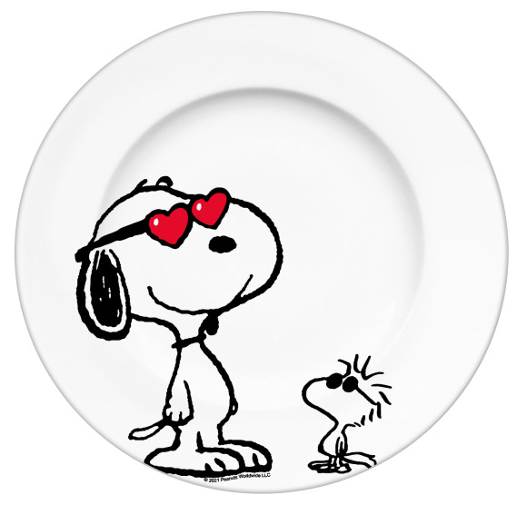 Peanuts Teller Snoopy & Woodstock