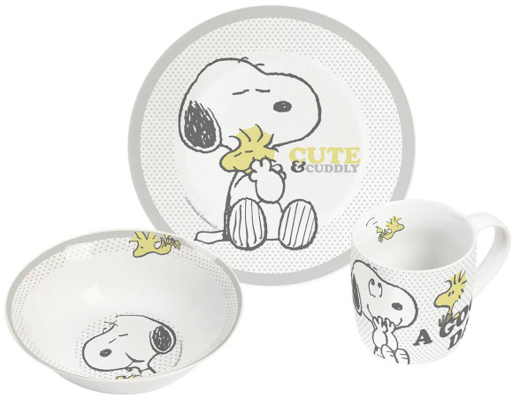Peanuts Frühstücks-Set Cute & Cuddly
