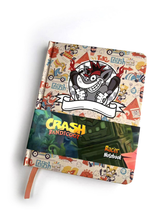 Crash Bandicoot Notizbuch A5 Racer