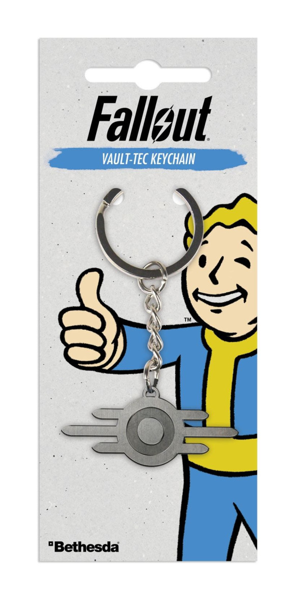 Fallout Metall Schlüsselanhänger Vault-Tec