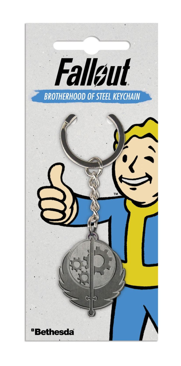 Fallout Metall Schlüsselanhänger Brotherhood of Steel