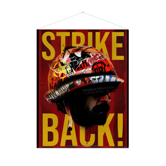 Call of Duty Black Ops Cold War Wandrolle Strike Back 100 x 77 cm