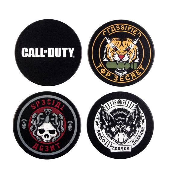 Call of Duty Black Ops Cold War Untersetzer 4er-Pack Badges