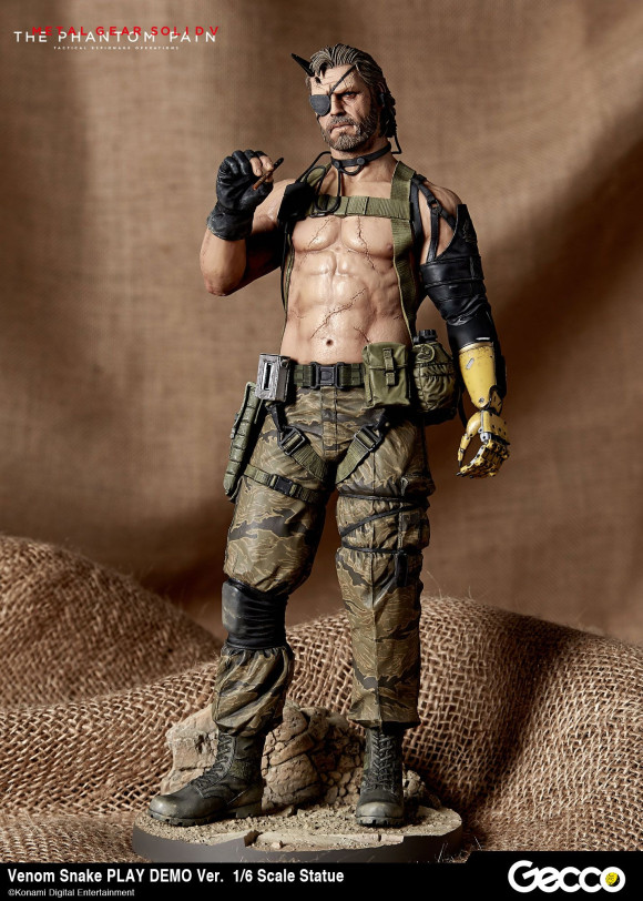 Metal Gear Solid V Venom Snake Statue Play Demo Version 32 cm