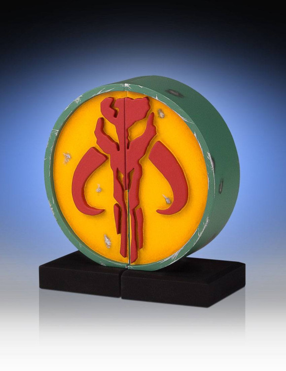 Star Wars Mandalorian Logo Buchstützen 11 cm