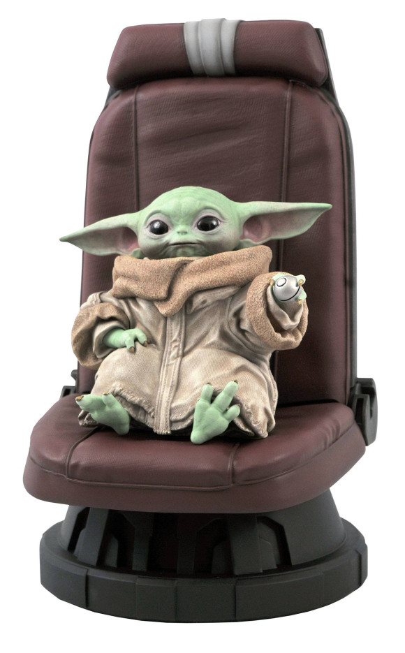 Star Wars The Mandalorian The Child in Chair Premier Collection Statue 30 cm