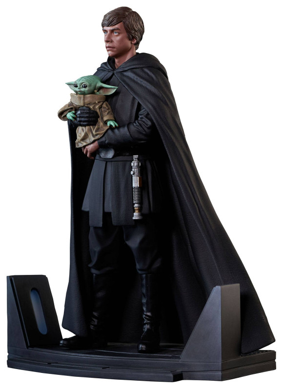 Star Wars: The Mandalorian Luke Skywalker & Grogu Premier Collection Statue 25 cm