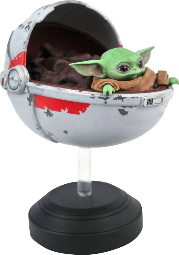 Star Wars The Mandalorian The Child with Pram Statue 14 cm
