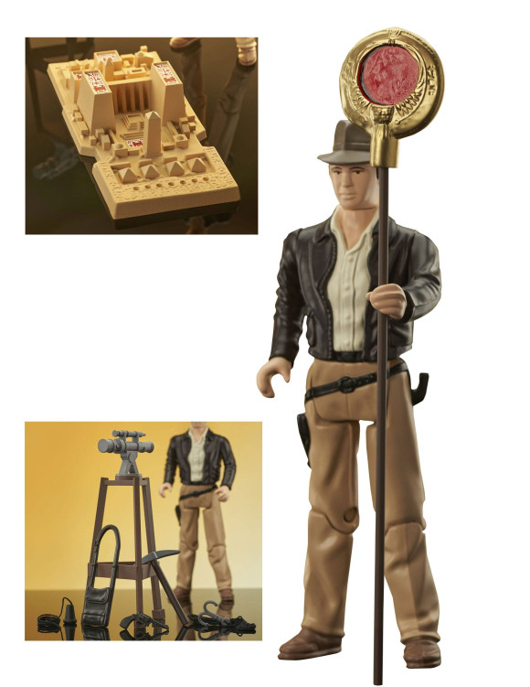 Indiana Jones: Jäger des verlorenen Schatzes Jumbo Vintage Kenner Playset SDCC 2023 Exclusive 30 cm