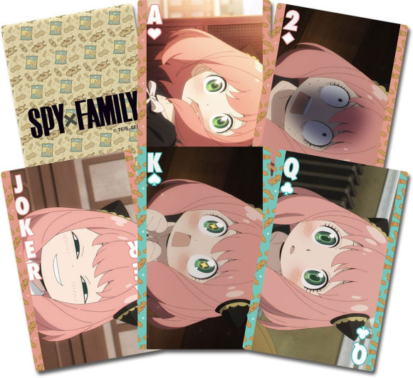 Spy x Family Spielkarten Anya Facial Expressions
