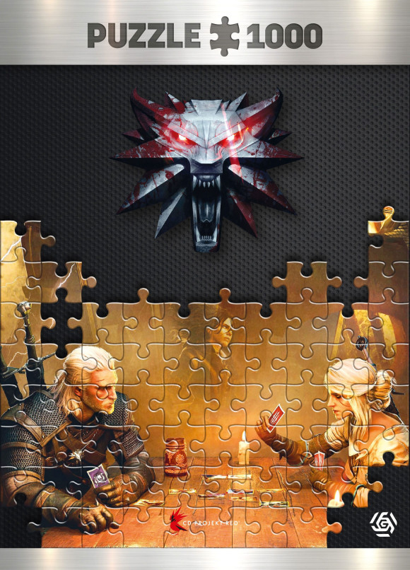 The Witcher Premium Puzzle Playing Gwent (1000 Teile)