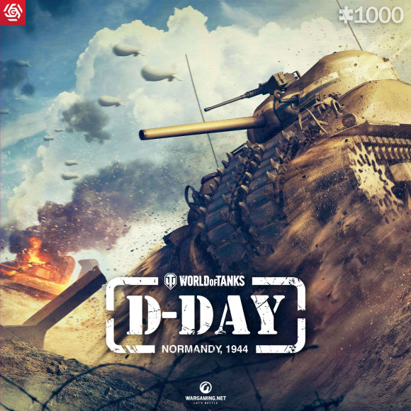 World of Tanks Gaming Puzzle D-Day (1000 Teile)