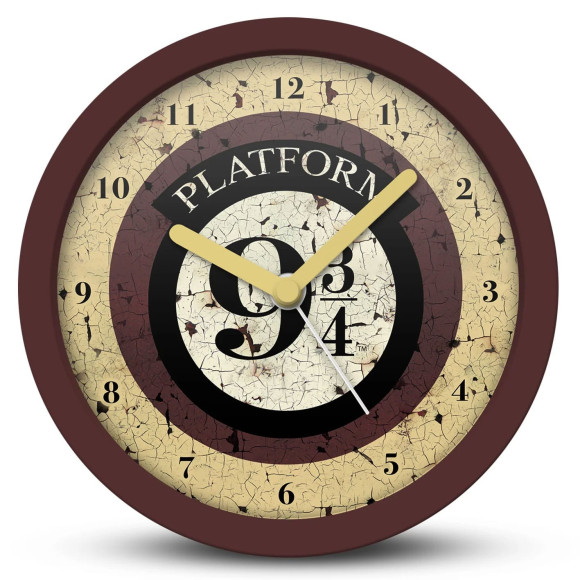 Harry Potter Schreibtischuhr Plattfrom 9 3/4