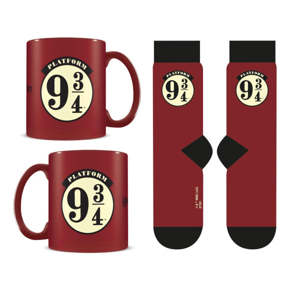 Harry Potter Set Tasse und Socken 9 3/4