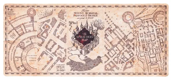 Harry Potter XL Mauspad Karte des Rumtreibers 80 x 35 cm