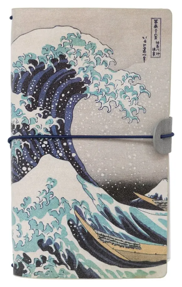 Hokusai Reisetagebuch Die große Welle vor Kanagawa 20 cm