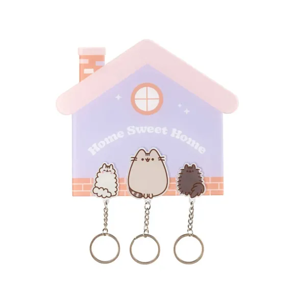 Pusheen Schlüsselbrett inkl. 3 Schlüsselanhänger