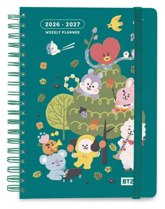 BT21 Terminkalender Wochenplaner 2026/2027 A5