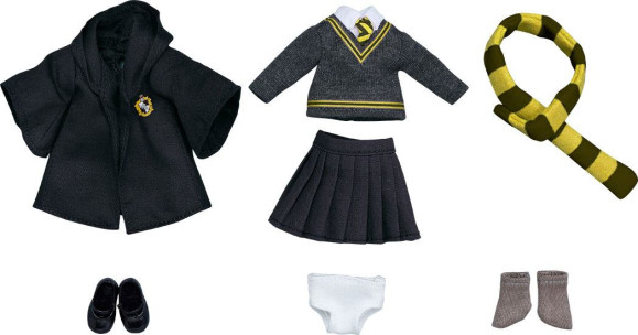 Harry Potter Zubehör-Set für Nendoroid Doll Actionfiguren Outfit Set (Hufflepuff Uniform - Girl)