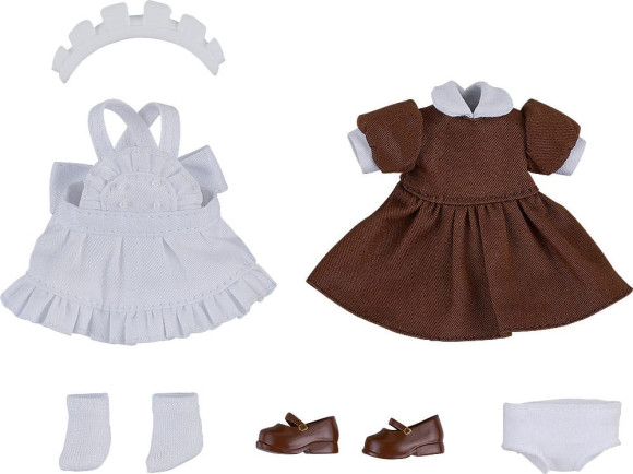 Original Character Zubehör-Set für Nendoroid Doll Actionfiguren Outfit Set: Maid Outfit Mini (Brown) 