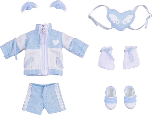 Original Character Zubehör-Set für Nendoroid Doll Actionfiguren Outfit Set: Subculture Fashion Tracksuit (Blue) 
