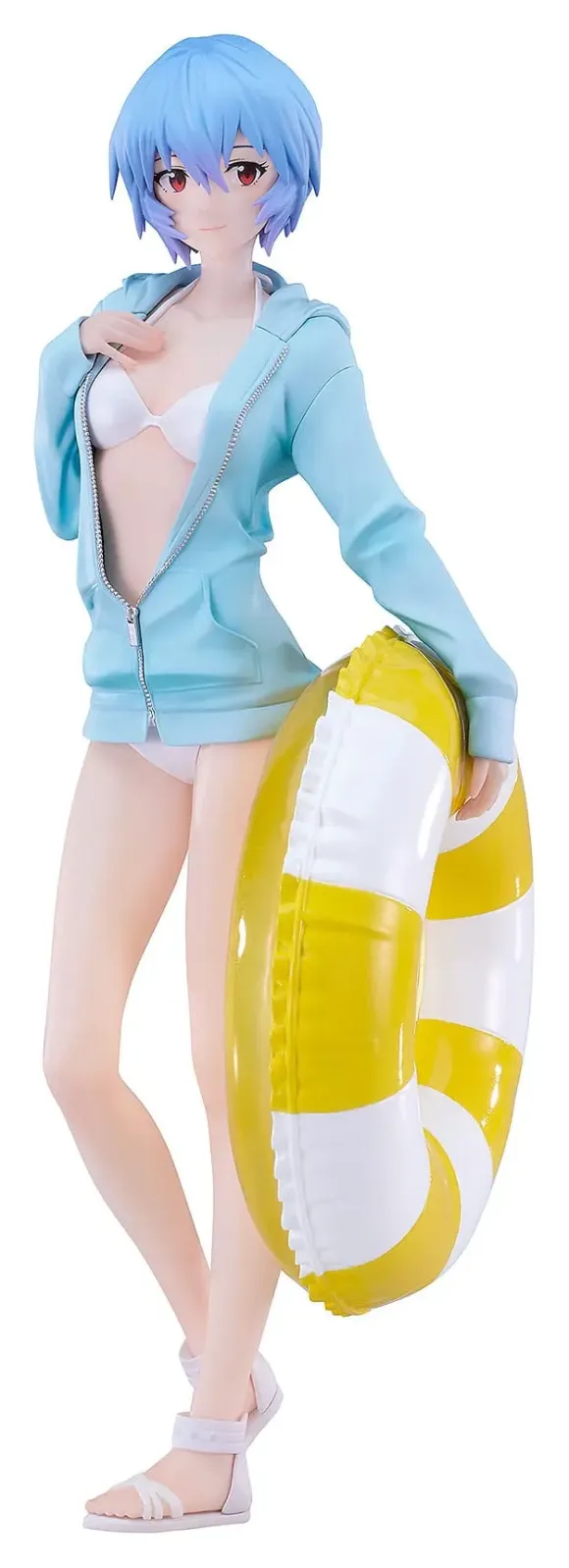 Rebuild of Evangelion Pop Up Parade L PVC Statue Beach Queens: Rei Ayanami 22 cm