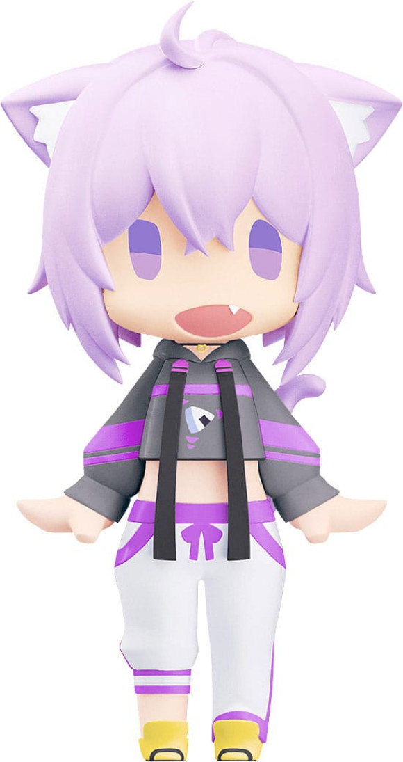 Hololive Production HELLO! GOOD SMILE Actionfigur Nekomata Okayu 10 cm