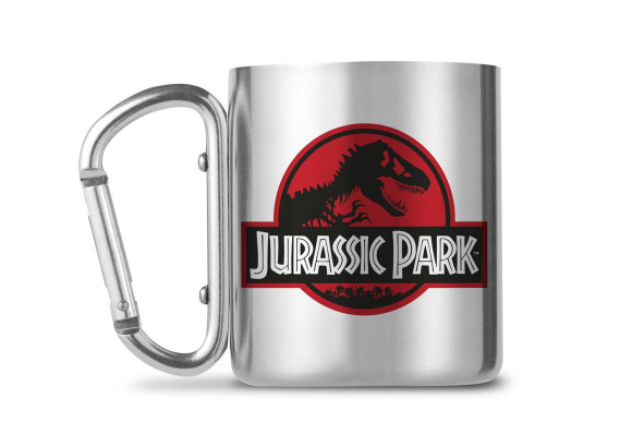 Jurassic Park Karabiner-Tasse Logo