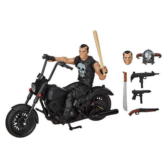 The Punisher Marvel Legends Series Actionfigur mit Fahrzeug 15 cm