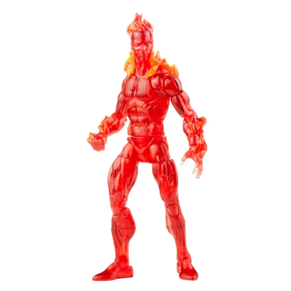 Fantastic Four Marvel Legends Retro Actionfigur Human Torch 15 cm