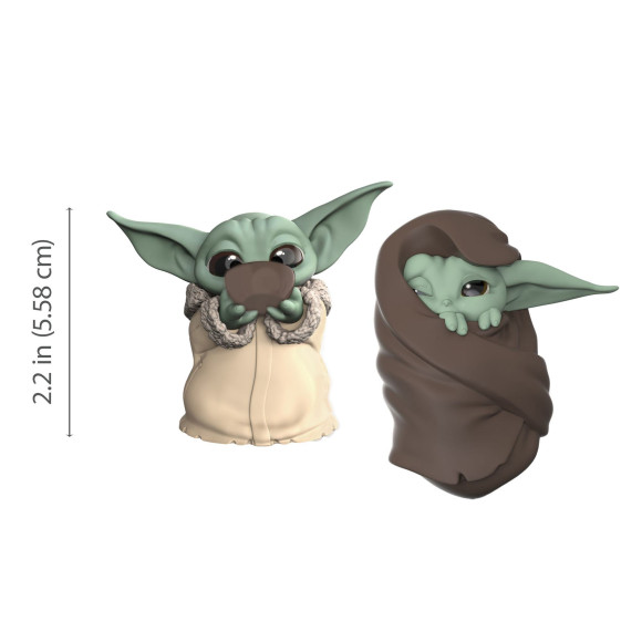 Star Wars Mandalorian The Child Sipping Soup & Blanket-Wrapped Bounty Collection Figuren 2er-Pack