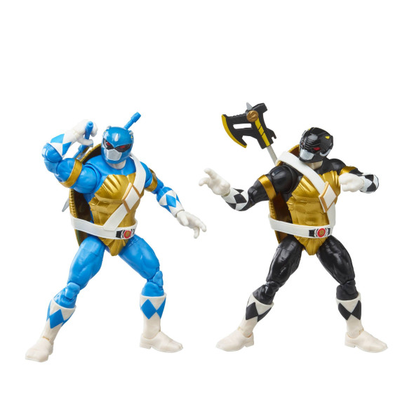 Power Rangers x TMNT Lightning Collection Actionfiguren 2022 Morphed Donatello & Morphed Leonardo