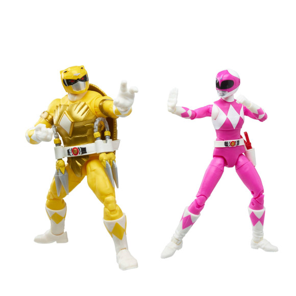 Power Rangers x TMNT Lightning Collection Actionfiguren 2022 Morphed April O´Neil & Michelangelo