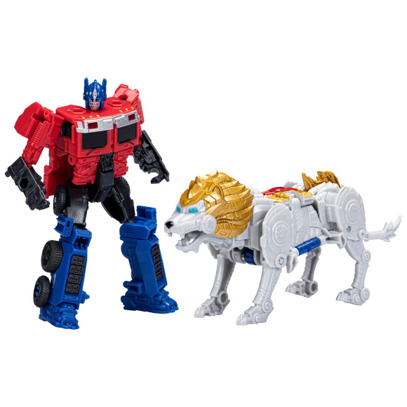 Transformers: Aufstieg der Bestien Beast Alliance Combiner Actionfiguren 2er-Pack Optimus Prime & Lionblade 13 cm