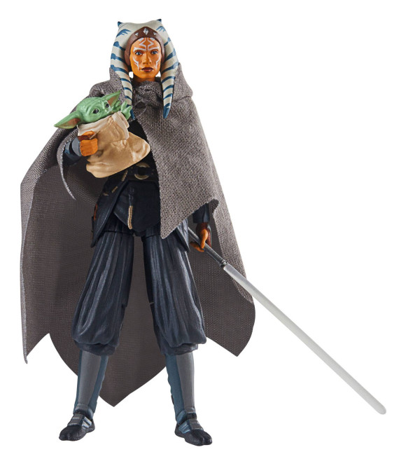Star Wars: The Mandalorian Vintage Collection Actionfigur 2022 Ahsoka Tano & Grogu 10 cm