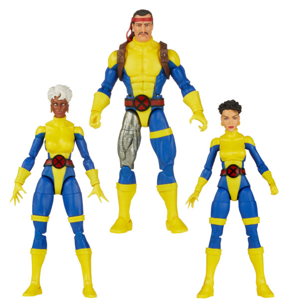 X-Men 60th Anniversary Marvel Legends Actionfiguren 3er-Pack Storm, Marvel's Forge, Jubilee 15 cm