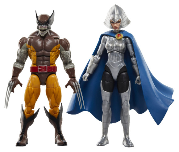 Wolverine 50th Anniversary Marvel Legends Actionfiguren 2er-Pack Wolverine & Lilandra Neramani 15 cm