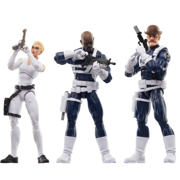 Captain America Marvel Legends Actionfiguren 3er-Pack S.H.I.E.L.D. 15 cm