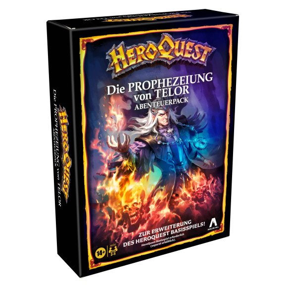 HeroQuest Brettspiel-Erweiterung Die Prophezeiung von Telor Abenteuerpack *Deutsche Version*