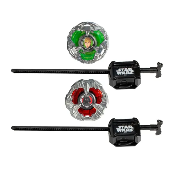 Beyblade X und Star Wars Collab Luke Skywalker 4-80B vs. Darth Vader 4-60B