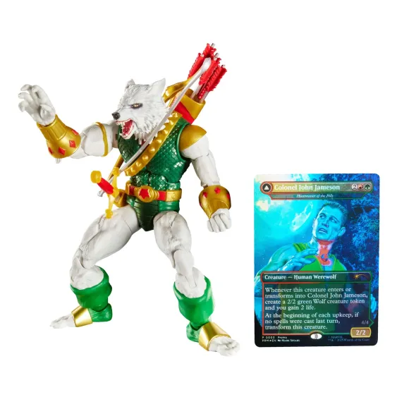 Marvel Legends Magic: The Gathering Actionfigur Man-Wolf (plus exklusive Foil-Karte) 15 cm