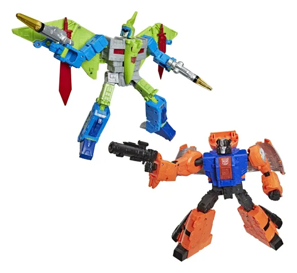 Transformers Age of the Primes Leader Class Actionfiguren 2er-Pack G2 G2 Dinobot Swoop & G2 Dinobot Sludge 19 cm