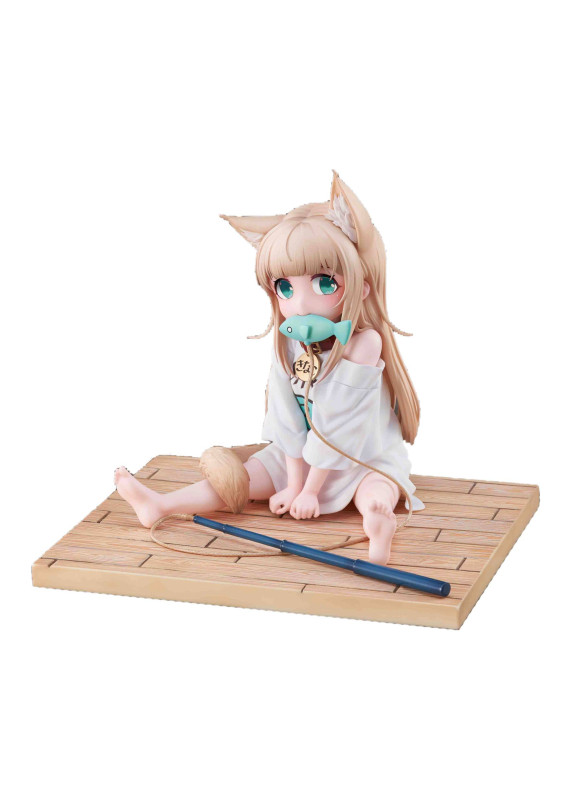 My Cat Is a Kawaii Girl PVC Statue 1/6 Kinako Sitting Fish Ver. 14 cm