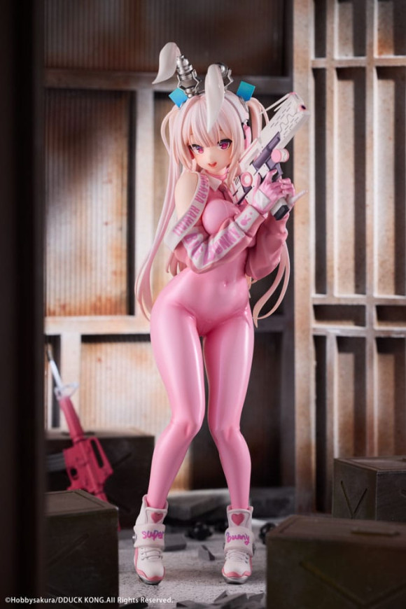 Original Illustration PVC Statue 1/6 Super Bunny Illustrated by DDUCK KONG 28 cm