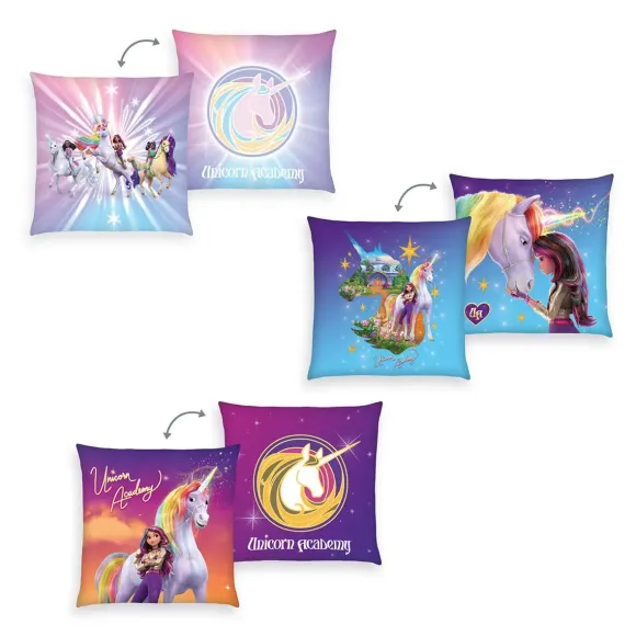 Unicorn Academy Dekokissen Magic 40 x 40 cm Sortiment (15)