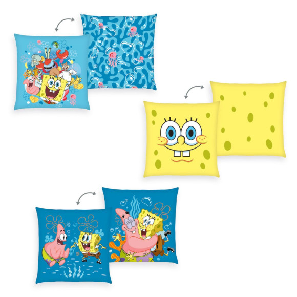 SpongeBob Schwammkopf Kissen 3er-Pack 40 cm              